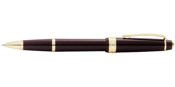 Cross Bailey Light™ Polished Burgundy Resin And Gold Tone Rollerball Pen