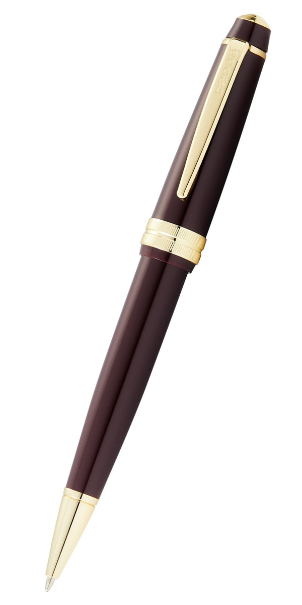 cross Bailey Light™ Polished Burgundy Resin and Gold Tone Ballpoint Pen