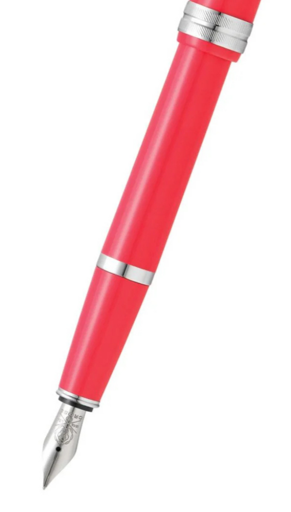 Cross Bailey Light™ Polished Coral Resin Extra-Fine Nib Fountain Pen