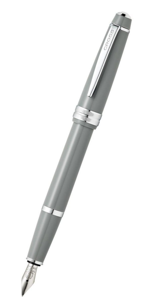 cross Bailey Light™ Polished Gray Resin Extra-Fine Nib Fountain Pen
