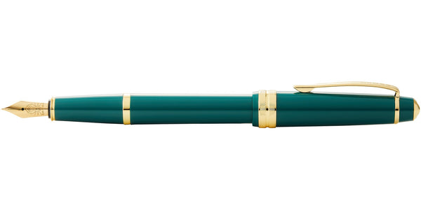 Cross Bailey Light™ Polished Green Resin And Gold Tone Fine Nib Fountain Pen