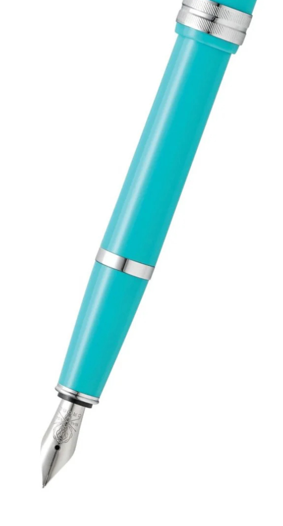 Cross Bailey Light™ Polished Teal Resin Extra Fine Nib Fountain Pen