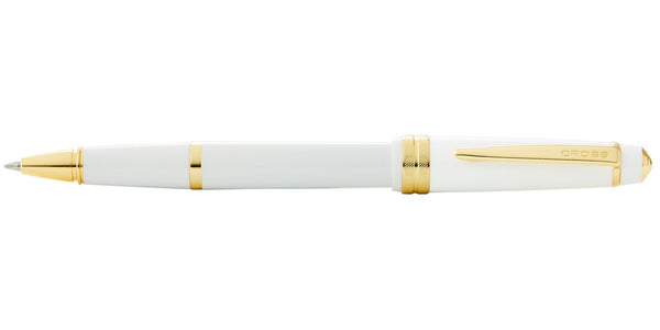 Cross Bailey Light™ Polished White Resin And Gold Tone Rollerball Pen