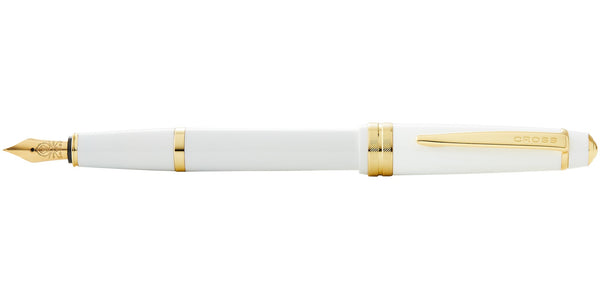 Cross Bailey Light™ Polished White Resin And Gold Tone Extra-Fine Nib Fountain Pen