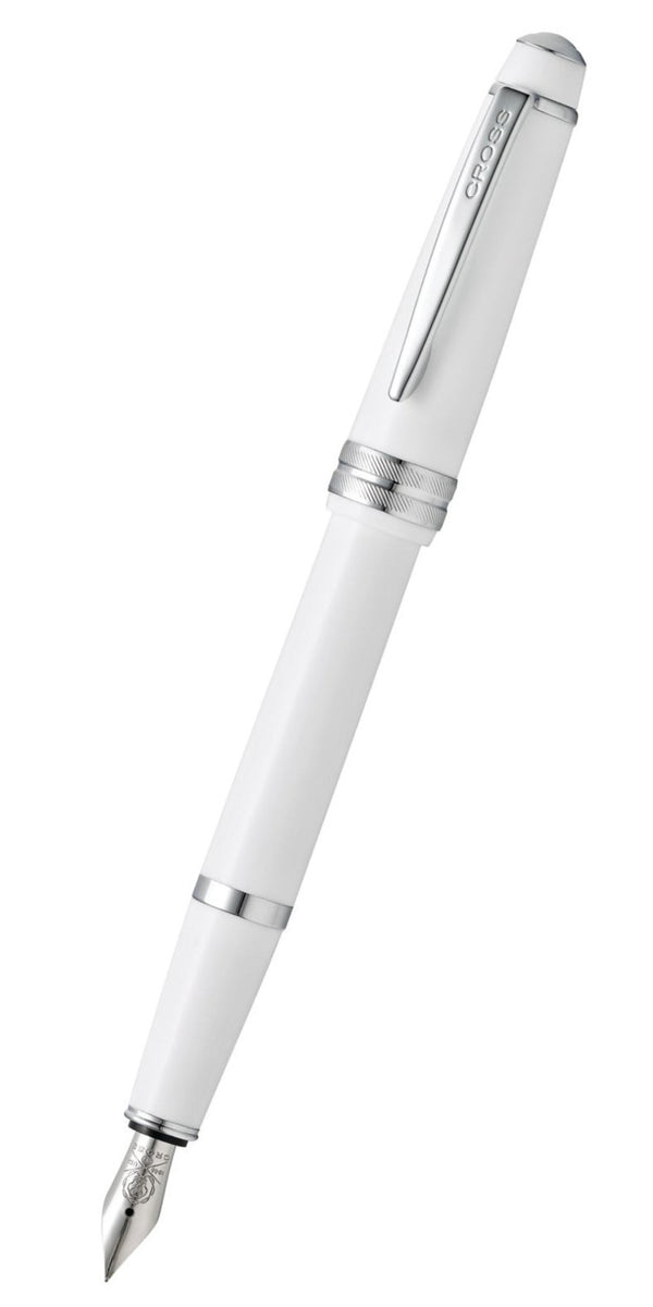 cross Bailey Light™ Polished White Resin Extra-Fine Nib Fountain Pen