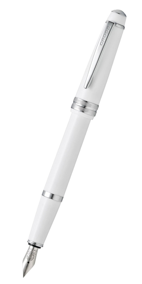 cross Bailey Light™ Polished White Resin Fine Nib Fountain Pen