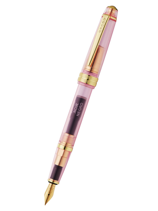 cross Bailey Light™ Translucent Pink Sapphire Resin Extra-Fine Nib Fountain Pen