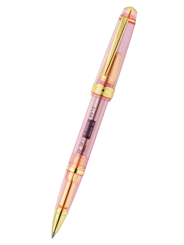 cross Bailey Light™ Translucent Pink Sapphire Resin Rollerball Pen