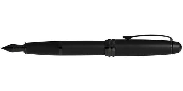 Cross Bailey™ Matte Black Lacquer Stainless Steel Fine Nib Fountain Pen
