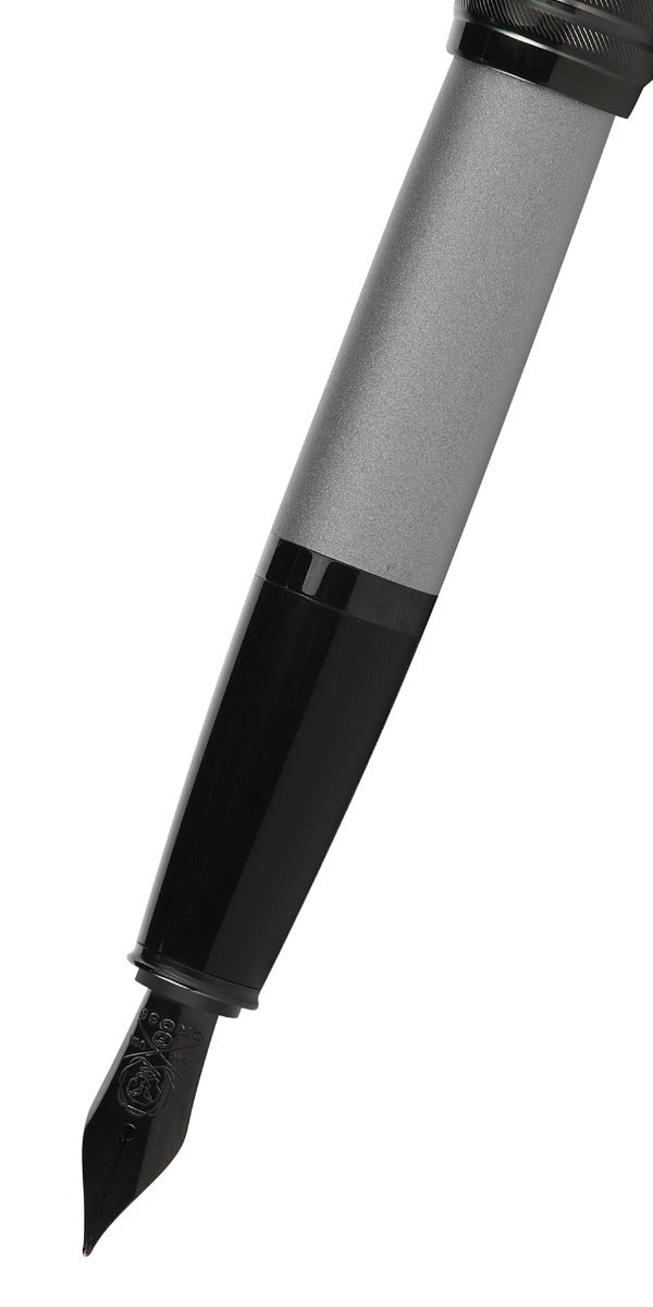 Cross Bailey™ Matte Gray Lacquer Stainless Steel Fine Nib Fountain Pen