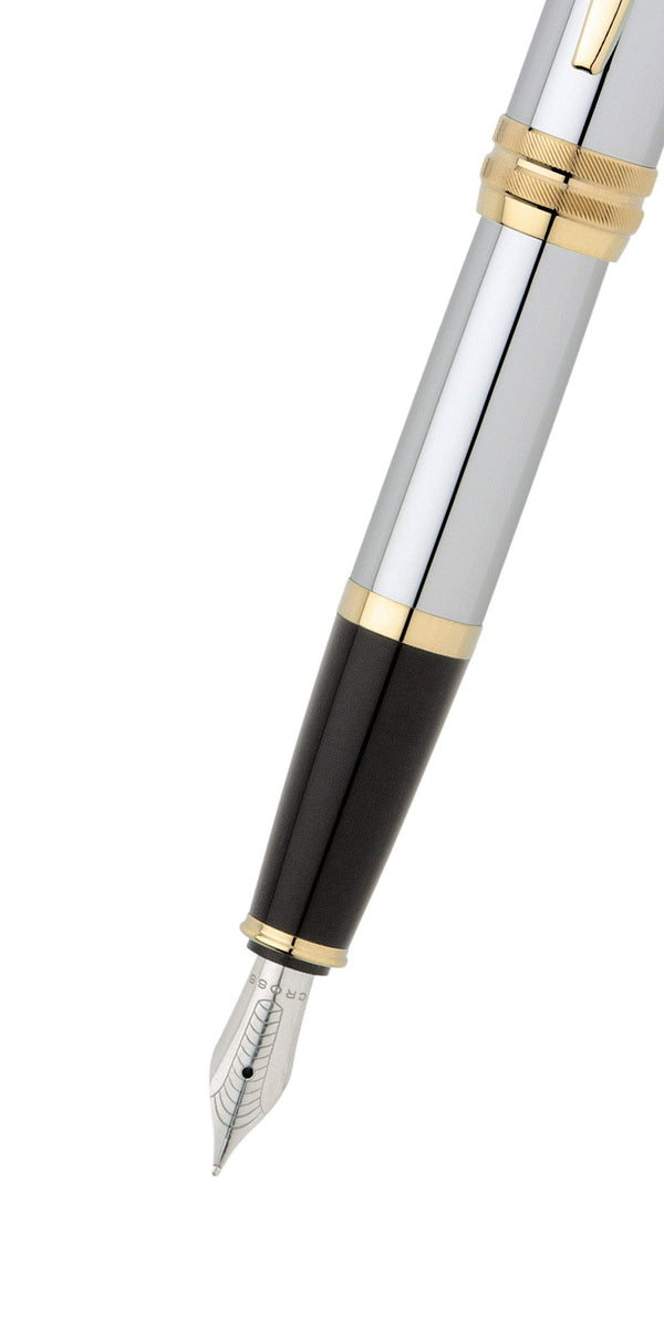 Cross Bailey™ Medalist® Stainless Steel Medium Nib Fountain Pen
