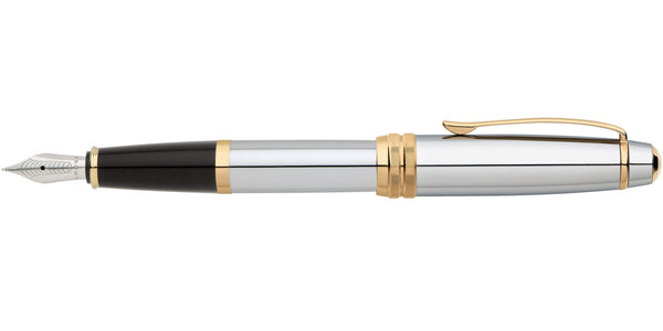 Cross Bailey™ Medalist® Stainless Steel Medium Nib Fountain Pen