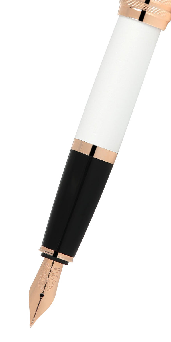 Cross Bailey™ Pearlescent White Lacquer Fountain Pen