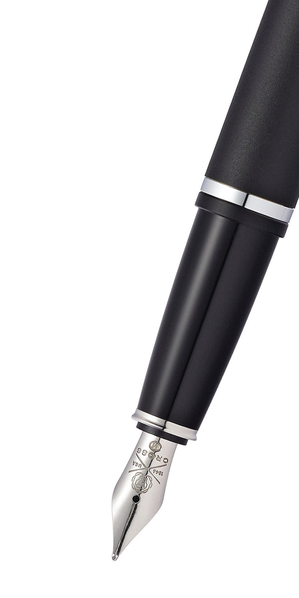 Cross Calais™ Matte Black Medium Nib Fountain Pen