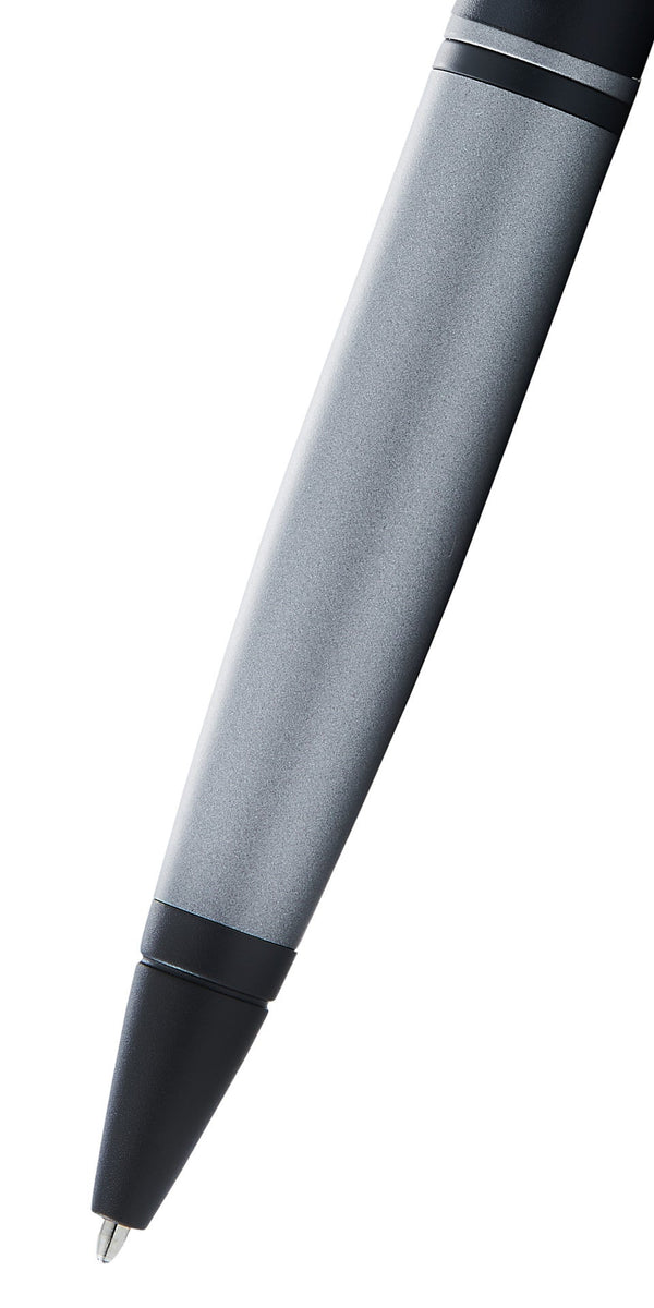 Cross Calais™ Matte Gray And Black Lacquer Ballpoint Pen