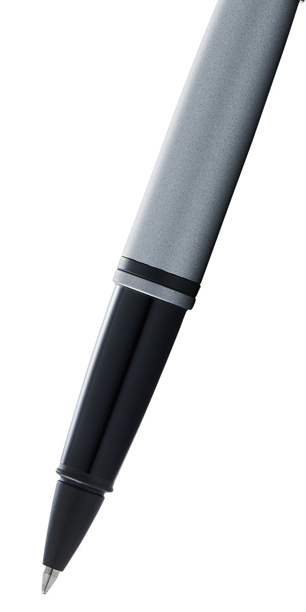 Cross Calais™ Matte Gray And Black Lacquer Rollerball Pen