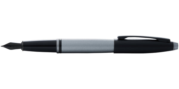 Cross Calais™ Matte Gray And Black Lacquer Stainless Steel Medium Nib Fountain Pen