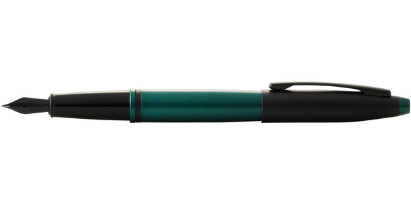 Cross Calais™ Matte Green And Black Lacquer Fine Nib Fountain Pen
