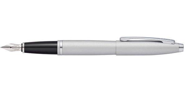 Cross Calais™ Satin Chrome Stainless Steel Medium Nib Fountain Pen