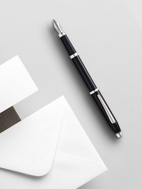 Cross Century® II Black Lacquer Medium Nib Fountain Pen