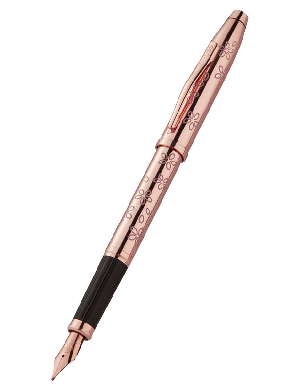 Cross Century® II Cherry Blossom Rose Gold Plated Fine Nib Fountain Pen
