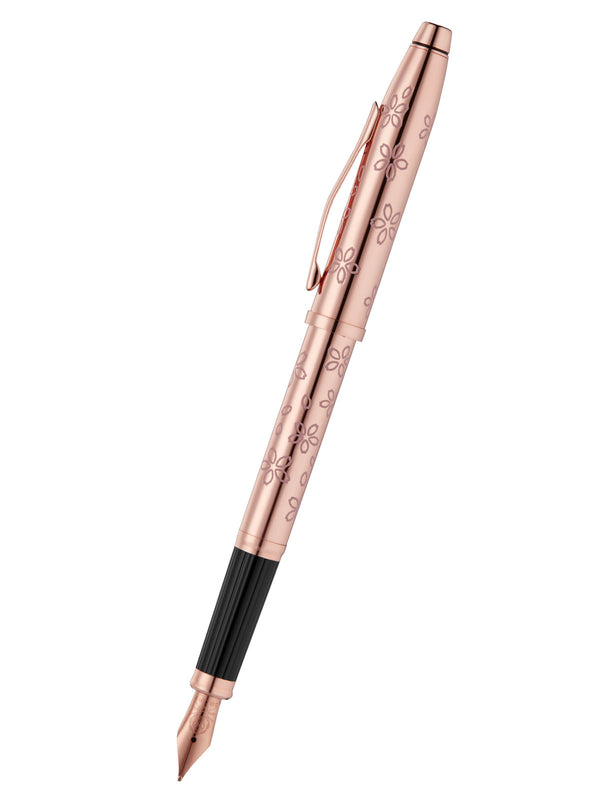 Cross Century® II Cherry Blossom Rose Gold Plated Medium Nib Fountain Pen