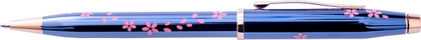 Cross Century® II Cherry Blossom Translucent Blue Lacquer Ballpoint Pen