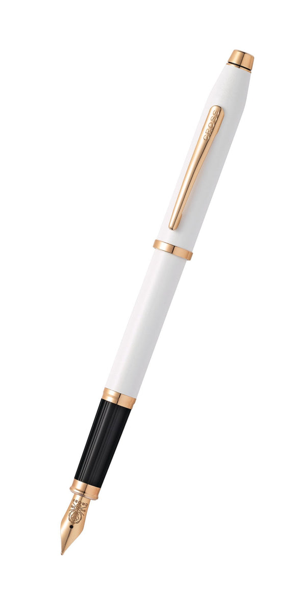 cross Century® II Pearlescent White Lacquer Medium Nib Fountain Pen