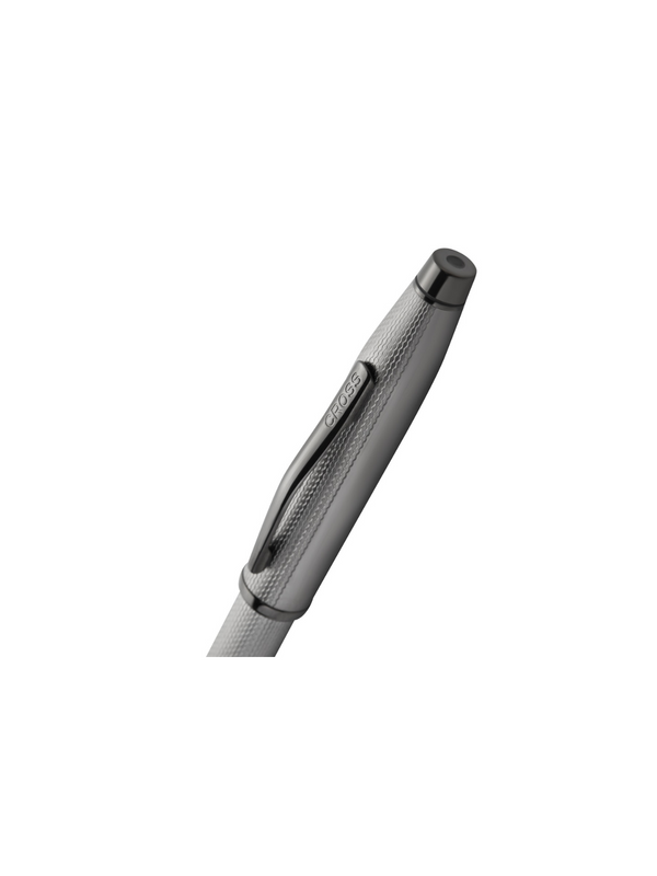 Cross Century® II Polished Slate Gray Engraved Diamond Pattern Ballpoint Pen