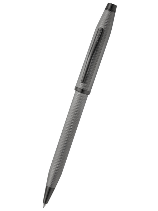 cross Century® II Polished Slate Gray Engraved Diamond Pattern Ballpoint Pen