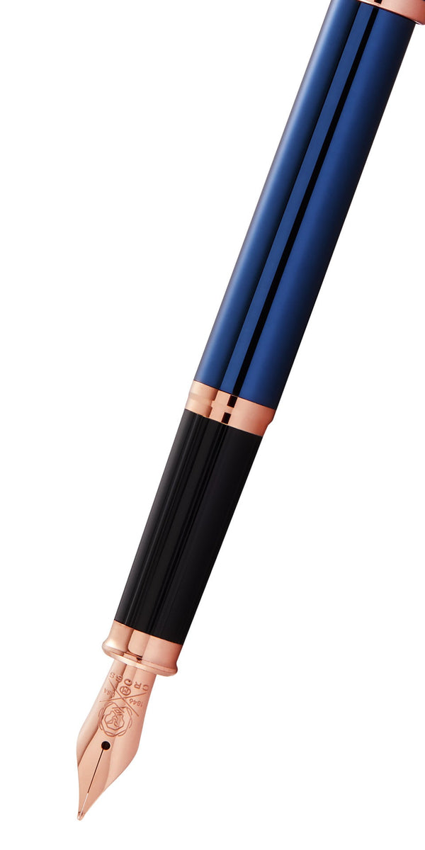 Cross Century® II Translucent Cobalt Blue Lacquer Medium Nib Fountain Pen