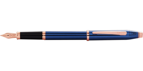 Cross Century® II Translucent Cobalt Blue Lacquer Medium Nib Fountain Pen