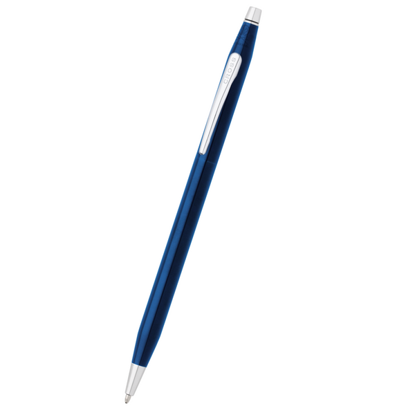 cross Classic Century® Glossy Translucent Blue PVD Ballpoint Pen