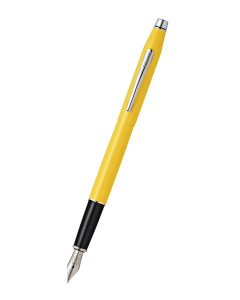 cross Classic Century® Sunrise Yellow Pearlescent Lacquer Fine Nib Fountain Pen
