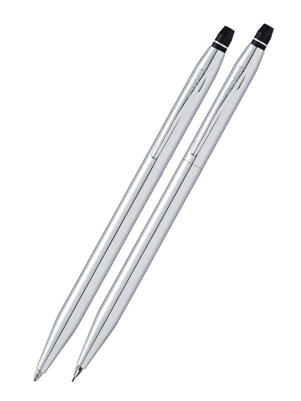 cross Click™ Chrome Ballpoint Pen and Pencil Gift Set