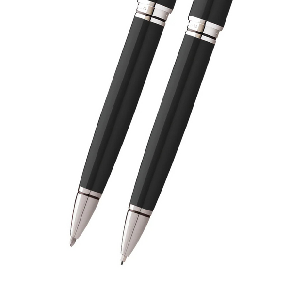 Cross Coventry Black Lacquer Pen And Pencil Gift Set