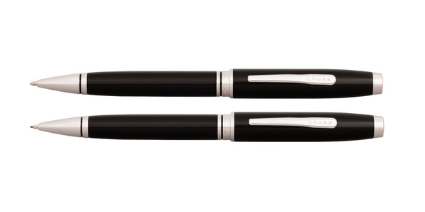 Cross Coventry Black Lacquer Pen And Pencil Gift Set