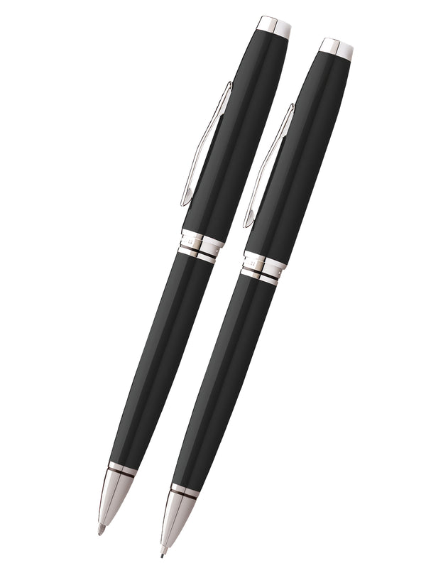 cross Coventry Black Lacquer Pen and Pencil Gift Set