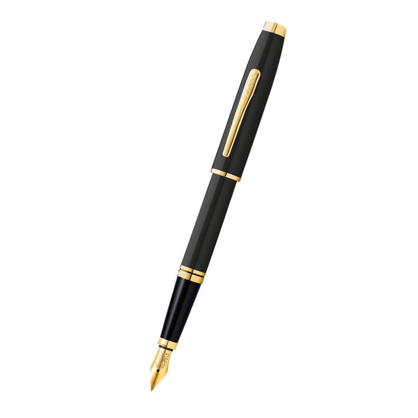 cross Coventry Black Lacquer with Gold-Tone Fine Nib Fountain Pen