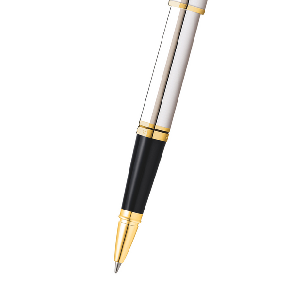 Cross Coventry Polished Chrome With Gold-Tone Rollerball Pen