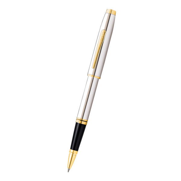 cross Coventry Polished Chrome with Gold-Tone Rollerball Pen