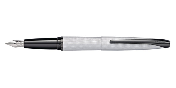 Cross ATX® Brushed Chrome Fine Nib Fountain Pen