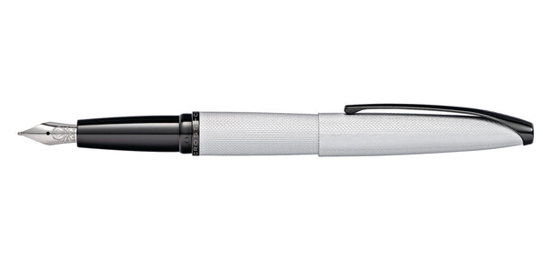 Cross ATX® Brushed Chrome Medium Nib Fountain Pen