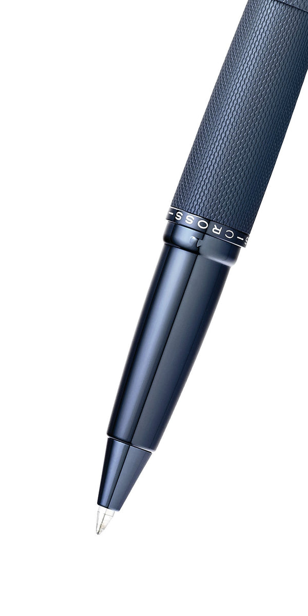 Cross ATX® Sandblasted Dark Blue Rollerball Pen