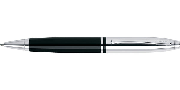 Cross Calais™ Chrome & Black Lacquer Ballpoint Pen