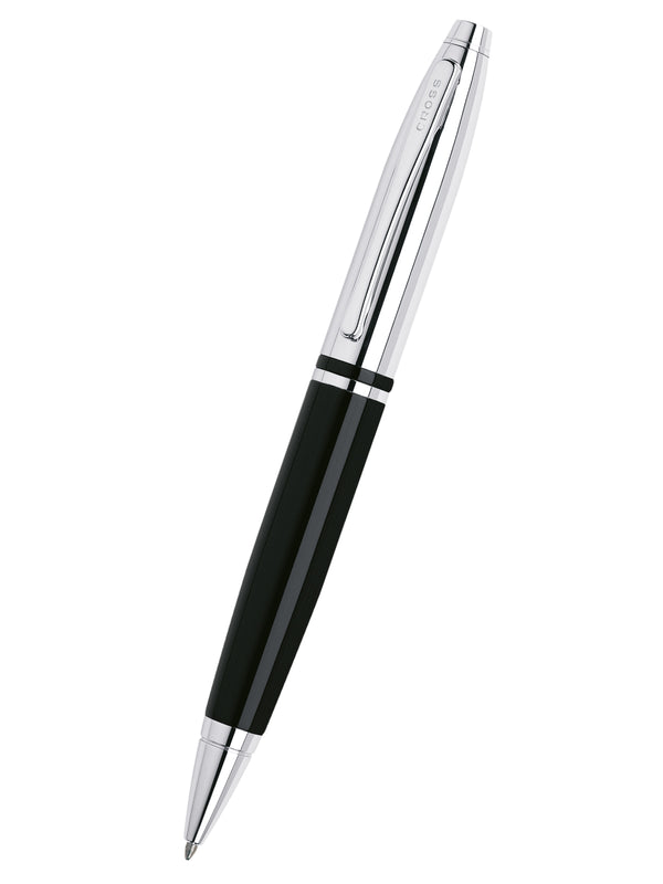 cross Calais™ Chrome & Black Lacquer Ballpoint Pen