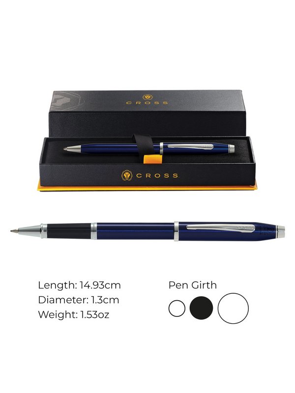 Cross Century® II Blue Lacquer Rollerball Pen