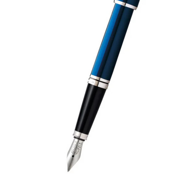 Cross Coventry Blue Lacquer Fine Nib Fountain Pen