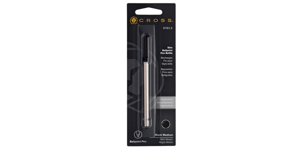 cross Slim Ballpoint Pen Refill - Black - Single Pack