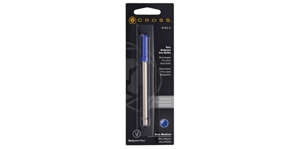 cross Slim Ballpoint Pen Refill - Blue - Single Pack
